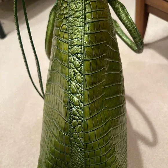 Brahmin Duxbury Satchel Limeade Green Melon Ombré NWOT - Picture 10 of 12